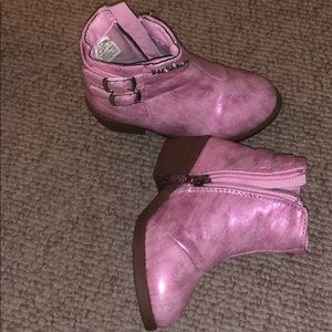 Toddler pink boots